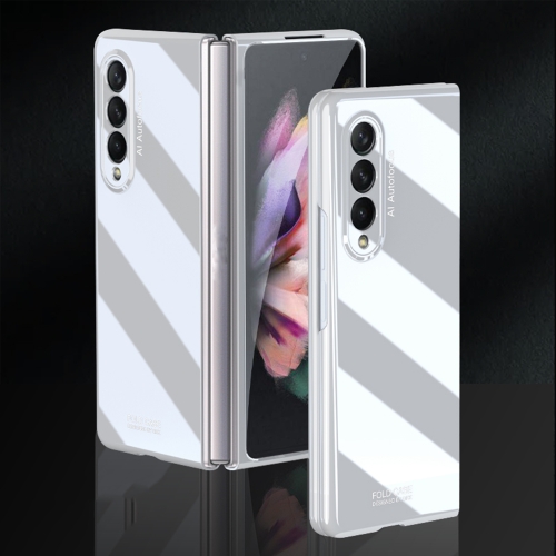 For Samsung Galaxy Z Fold3 5G GKK Folding UV Grilled Porcelain Protective Case(White)
For Samsung Galaxy Z Fold3 5G GKK Folding UV Grilled Porcelain Protective Case(White)