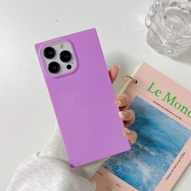 For iPhone 13 Fluorescence Soft TPU Straight-Edge Protective Case (Pink Purple)
For iPhone 13 Fluorescence Soft TPU Straight-Edge Protective Case (Pink Purple)