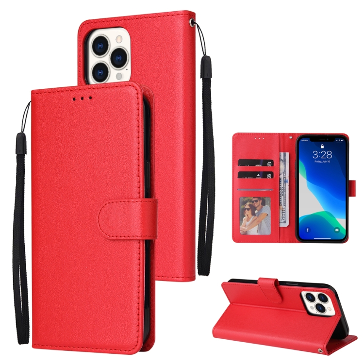 Multifunctional Horizontal Flip Leather Case, with Three Card Slot & Holder & Photo Frame & Lanyard For iPhone 13(Red)
Multifunctional Horizontal Flip Leather Case, with Three Card Slot & Holder & Photo Frame & Lanyard For iPhone 13(Red)