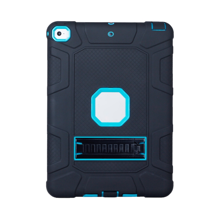 C5 Four Corners Shockproof Silicone + PC Protective Case with Holder For iPad 9.7 2018 / 2017(Black + Blue)
C5 Four Corners Shockproof Silicone + PC Protective Case with Holder For iPad 9.7 2018 / 2017(Black + Blue)