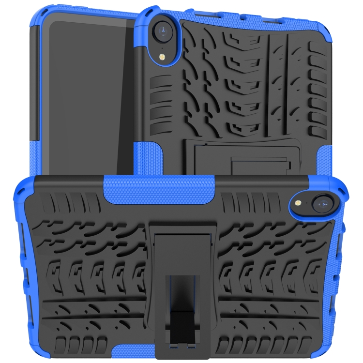 Tire Texture TPU + PC Shockproof Tablet Case with Holder For iPad mini 6(Blue)
Tire Texture TPU + PC Shockproof Tablet Case with Holder For iPad mini 6(Blue)