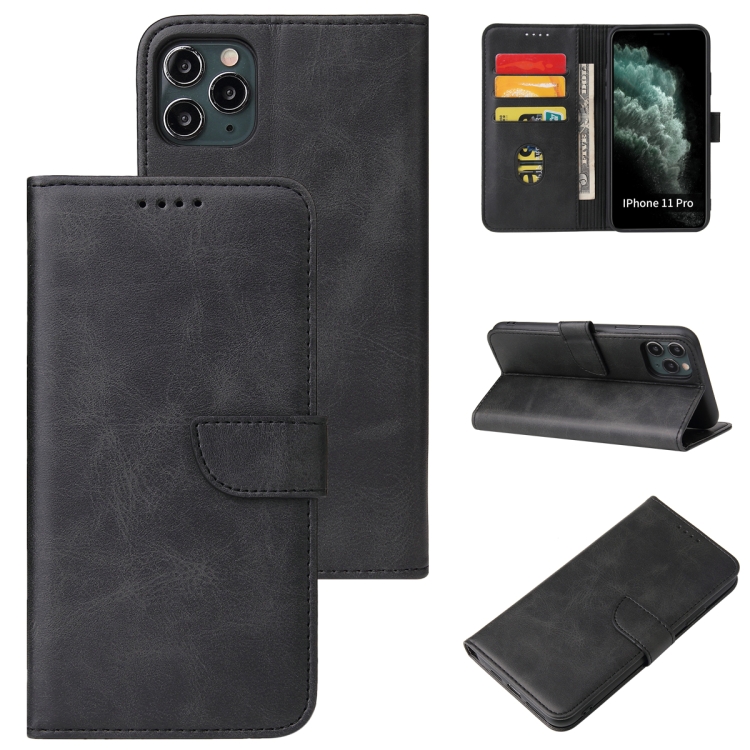 Calf Texture Buckle Horizontal Flip Leather Case with Holder & Card Slots & Wallet For iPhone 11(Black)
Calf Texture Buckle Horizontal Flip Leather Case with Holder & Card Slots & Wallet For iPhone 11(Black)