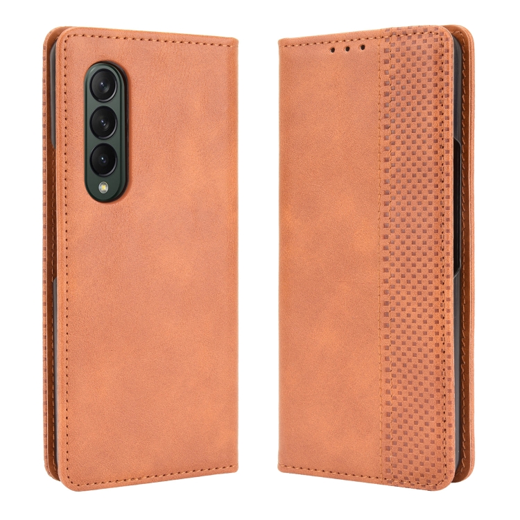 For Samsung Galaxy Z Fold3 5G Magnetic Buckle Retro Pattern Horizontal Flip Leather Case with Holder & Card Slot & Wallet(Brown)
For Samsung Galaxy Z Fold3 5G Magnetic Buckle Retro Pattern Horizontal Flip Leather Case with Holder & Card Slot & Wallet(Brown)