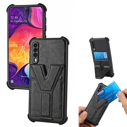 For Samsung Galaxy A50 / A30s Y Style Multifunction Card Stand Back Cover PU + TPU + PC Magnetic Shockproof Case(Black)
For Samsung Galaxy A50 / A30s Y Style Multifunction Card Stand Back Cover PU + TPU + PC Magnetic Shockproof Case(Black)
