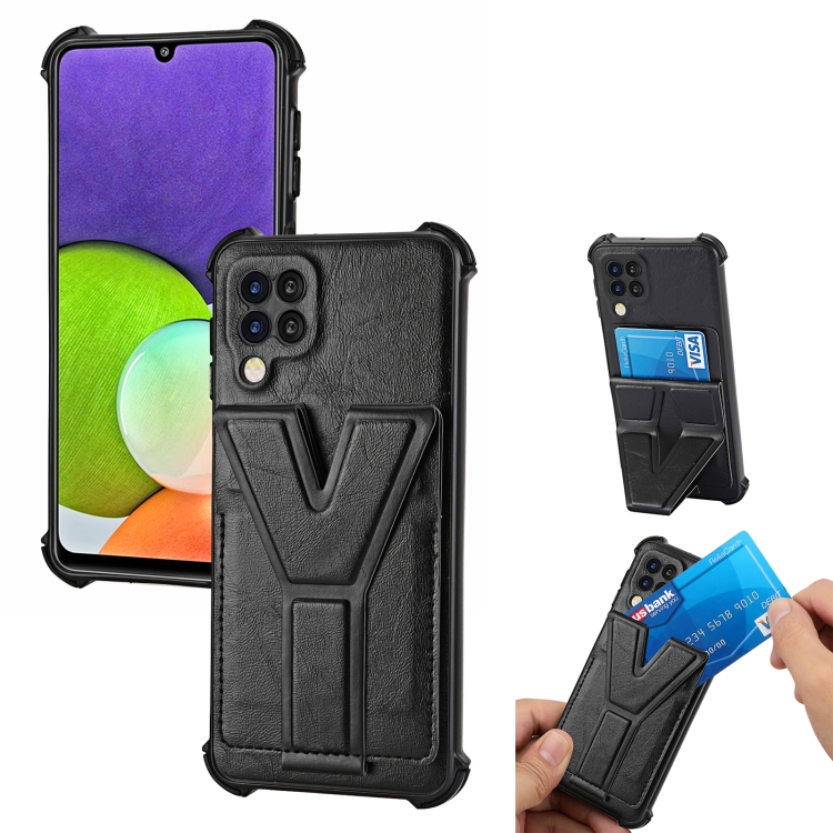 For Samsung Galaxy A22 4G Y Style Multifunction Card Stand Back Cover PU + TPU + PC Magnetic Shockproof Case(Black)
For Samsung Galaxy A22 4G Y Style Multifunction Card Stand Back Cover PU + TPU + PC Magnetic Shockproof Case(Black)
