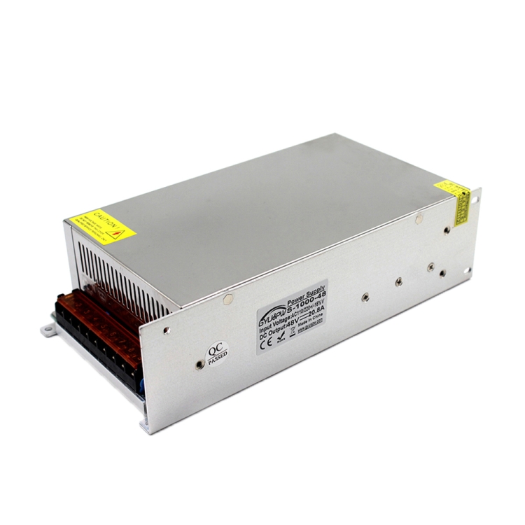 S-1000-48 DC48V 20.8A 1000W LED Light Bar Monitoring Security Display High-power Lamp Power Supply, Size: 245 x 125 x 65mm
S-1000-48 DC48V 20.8A 1000W LED Light Bar Monitoring Security Display High-power Lamp Power Supply, Size: 245 x 125 x 65mm