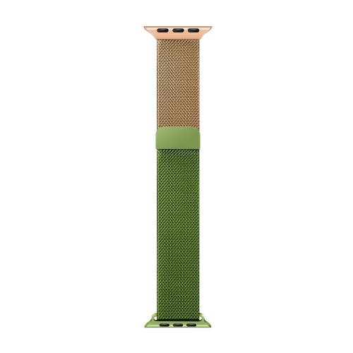 Gradient Color Milan Watch Band For Apple Watch Series 7 41mm/6&SE&5&4 40mm/3&2&1 38mm(Green Rose Gold)
Gradient Color Milan Watch Band For Apple Watch Series 7 41mm/6&SE&5&4 40mm/3&2&1 38mm(Green Rose Gold)
