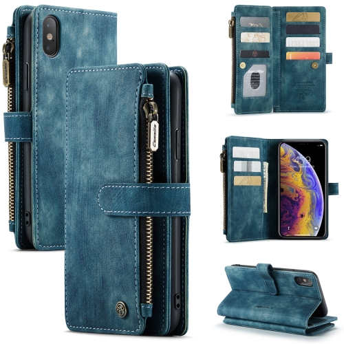 CaseMe-C30 PU + TPU Multifunctional Horizontal Flip Leather Case with Holder & Card Slot & Wallet & Zipper Pocket For iPhone XS Max(Blue)
CaseMe-C30 PU + TPU Multifunctional Horizontal Flip Leather Case with Holder & Card Slot & Wallet & Zipper Pocket For iPhone XS Max(Blue)