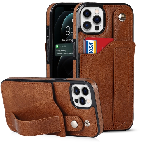 Crazy Horse Texture Shockproof TPU + PU Leather Case with Card Slot & Wrist Strap Holder For iPhone 12 Pro Max(Brown)
Crazy Horse Texture Shockproof TPU + PU Leather Case with Card Slot & Wrist Strap Holder For iPhone 12 Pro Max(Brown)