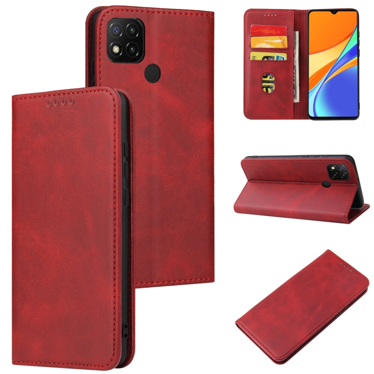 For Xiaomi Redmi 9C Calf Texture Magnetic Horizontal Flip Leather Case with Holder & Card Slots & Wallet(Red)
For Xiaomi Redmi 9C Calf Texture Magnetic Horizontal Flip Leather Case with Holder & Card Slots & Wallet(Red)