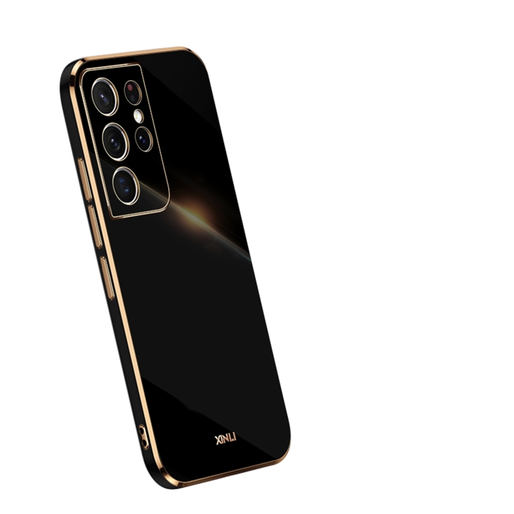For Samsung Galaxy S21 Ultra 5G XINLI Straight 6D Plating Gold Edge TPU Shockproof Case(Black)
For Samsung Galaxy S21 Ultra 5G XINLI Straight 6D Plating Gold Edge TPU Shockproof Case(Black)