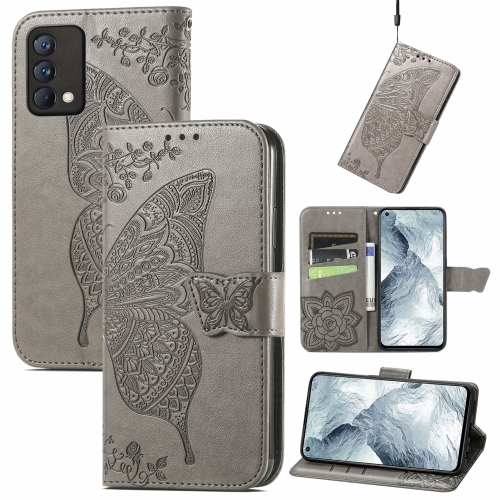 For OPPO Realme GT Master Butterfly Love Flower Embossed Horizontal Flip Leather Case with Holder & Card Slots & Wallet & Lanyard(Gray)
For OPPO Realme GT Master Butterfly Love Flower Embossed Horizontal Flip Leather Case with Holder & Card Slots & Wallet & Lanyard(Gray)