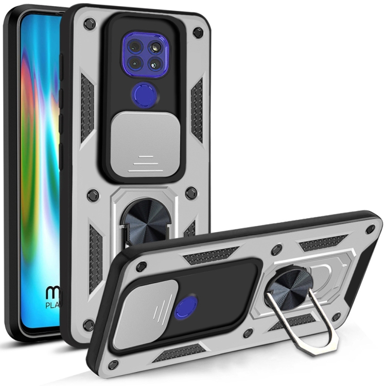 For Motorola Moto G9 Play Sliding Camera Cover Design TPU+PC Protective Case(Silver)
For Motorola Moto G9 Play Sliding Camera Cover Design TPU+PC Protective Case(Silver)