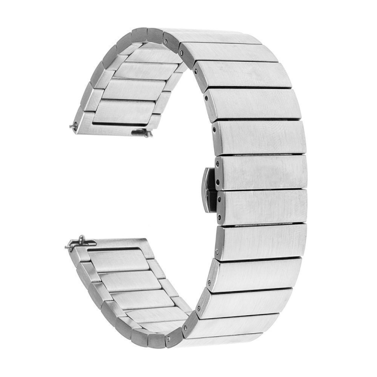 22mm For Samsung Smart Watch One-bead Steel Butterfly Buckle Watch Band(Silver)
22mm For Samsung Smart Watch One-bead Steel Butterfly Buckle Watch Band(Silver)
