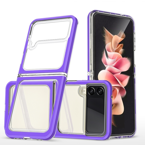 For Samsung Galaxy Z Flip3 5G Bright Series Clear Acrylic + PC+TPU Shockproof Case(Purple)
For Samsung Galaxy Z Flip3 5G Bright Series Clear Acrylic + PC+TPU Shockproof Case(Purple)