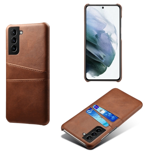 For Samsung Galaxy S21 FE 5G Calf Texture PC + PU Leather Back Cover Shockproof Case with Dual Card Slots(Brown)
For Samsung Galaxy S21 FE 5G Calf Texture PC + PU Leather Back Cover Shockproof Case with Dual Card Slots(Brown)