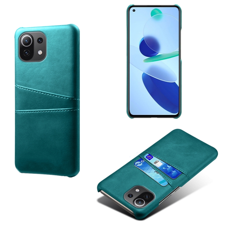 For Xiaomi Mi 11 Lite 5G Calf Texture PC + PU Leather Back Cover Shockproof Case with Dual Card Slots(Green)
For Xiaomi Mi 11 Lite 5G Calf Texture PC + PU Leather Back Cover Shockproof Case with Dual Card Slots(Green)