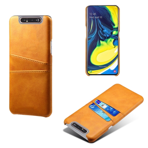 For Samsung Galaxy A80 Calf Texture PC + PU Leather Back Cover Shockproof Case with Dual Card Slots(Orange)
For Samsung Galaxy A80 Calf Texture PC + PU Leather Back Cover Shockproof Case with Dual Card Slots(Orange)