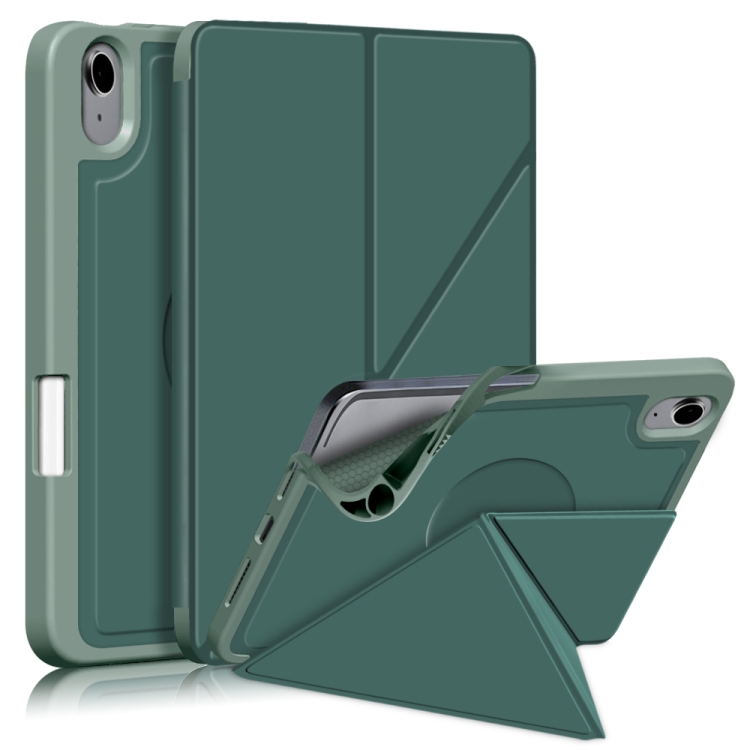 Cloth Texture Multi-folding Horizontal Flip PU Leather Shockproof Tablet Case with Holder & Sleep / Wake-up Function & Pen Slot For iPad mini 6(Dark Green)
Cloth Texture Multi-folding Horizontal Flip PU Leather Shockproof Tablet Case with Holder & Sleep / Wake-up Function & Pen Slot For iPad mini 6(Dark Green)