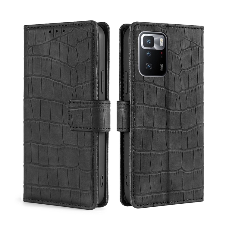 For Xiaomi Redmi Note 10 Pro 5G Skin Feel Crocodile Texture Magnetic Clasp Horizontal Flip PU Leather Case with Holder & Card Slots & Wallet(Black)
For Xiaomi Redmi Note 10 Pro 5G Skin Feel Crocodile Texture Magnetic Clasp Horizontal Flip PU Leather Case with Holder & Card Slots & Wallet(Black)