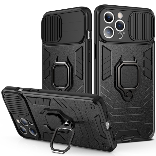 Sliding Camera Cover Design TPU + PC Shockproof Case with Ring Holder For iPhone 13 Pro Max(Black)
Sliding Camera Cover Design TPU + PC Shockproof Case with Ring Holder For iPhone 13 Pro Max(Black)