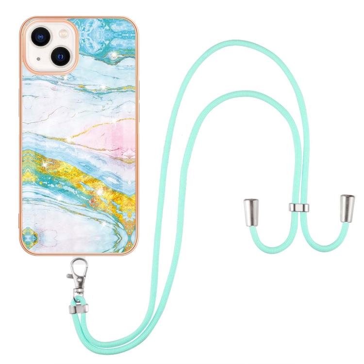 Electroplating Marble Pattern IMD TPU Shockproof Case with Neck Lanyard For iPhone 13 mini(Green 004)
Electroplating Marble Pattern IMD TPU Shockproof Case with Neck Lanyard For iPhone 13 mini(Green 004)