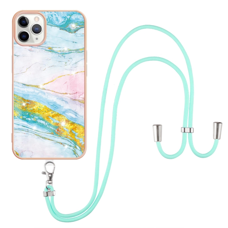 Electroplating Marble Pattern IMD TPU Shockproof Case with Neck Lanyard For iPhone 11 Pro Max(Green 004)
Electroplating Marble Pattern IMD TPU Shockproof Case with Neck Lanyard For iPhone 11 Pro Max(Green 004)