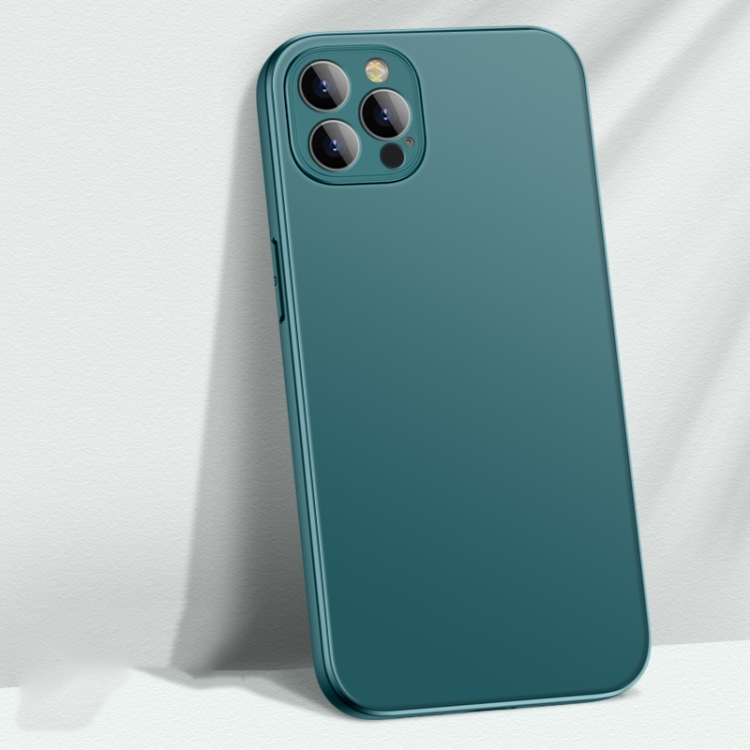 For iPhone 13 Pro AG Matte Glass Liquid Silicone Skin Feel Magsafe Phone Case (Dark Green)
For iPhone 13 Pro AG Matte Glass Liquid Silicone Skin Feel Magsafe Phone Case (Dark Green)