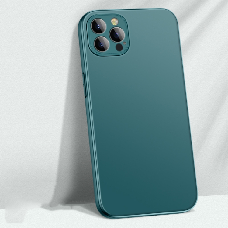 For iPhone 13 Pro Max AG Matte Glass Liquid Silicone Skin Feel Magsafe Phone Case (Dark Green)
For iPhone 13 Pro Max AG Matte Glass Liquid Silicone Skin Feel Magsafe Phone Case (Dark Green)