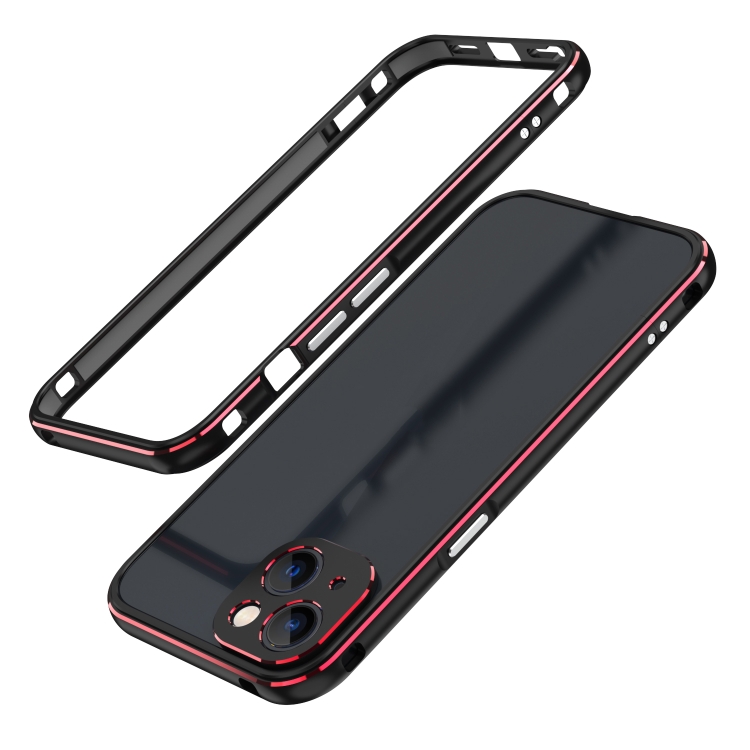 For iPhone 13 mini Aurora Series Lens Protector + Metal Frame Protective Case (Black Red)
For iPhone 13 mini Aurora Series Lens Protector + Metal Frame Protective Case (Black Red)