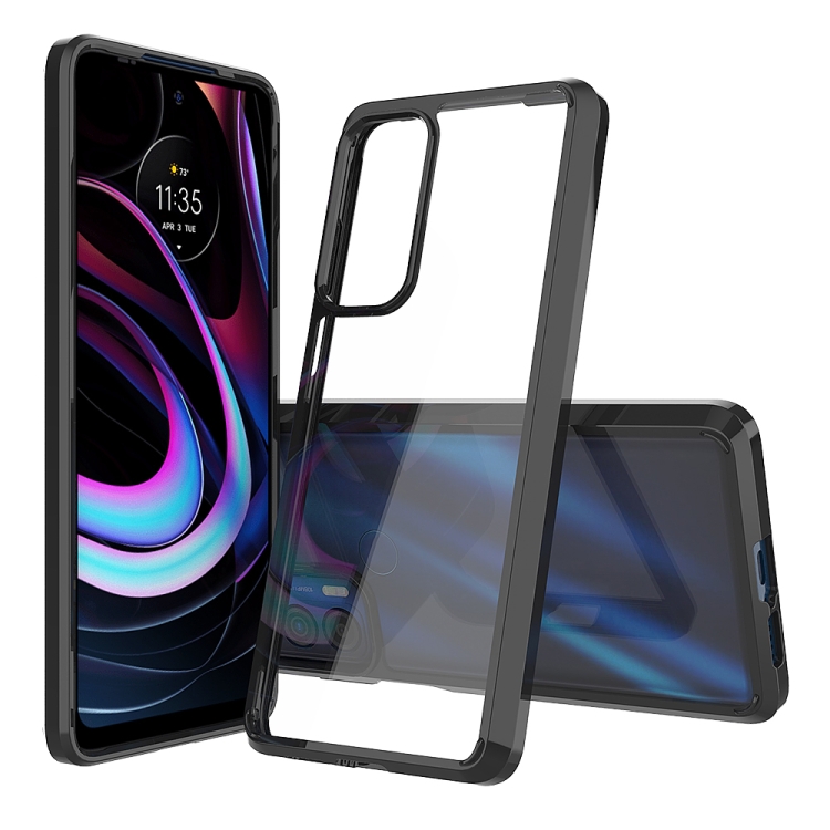 For Motorola Edge 2021 Shockproof Scratchproof TPU + Acrylic Protective Case(Black)
For Motorola Edge 2021 Shockproof Scratchproof TPU + Acrylic Protective Case(Black)