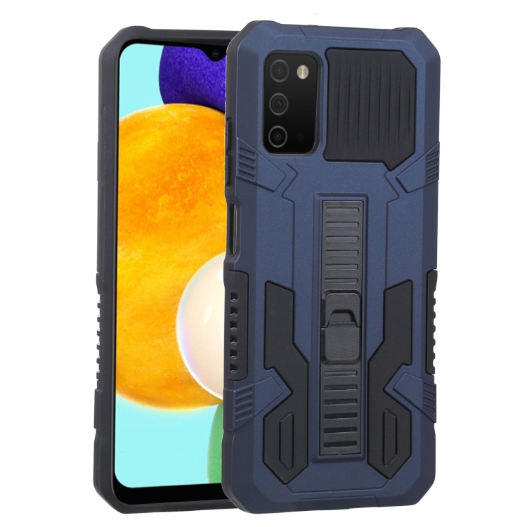 For Samsung Galaxy A03s 166mm Vanguard Warrior All Inclusive Double-color Shockproof TPU + PC Protective Case with Holder(Cobalt Blue)
For Samsung Galaxy A03s 166mm Vanguard Warrior All Inclusive Double-color Shockproof TPU + PC Protective Case with Holder(Cobalt Blue)