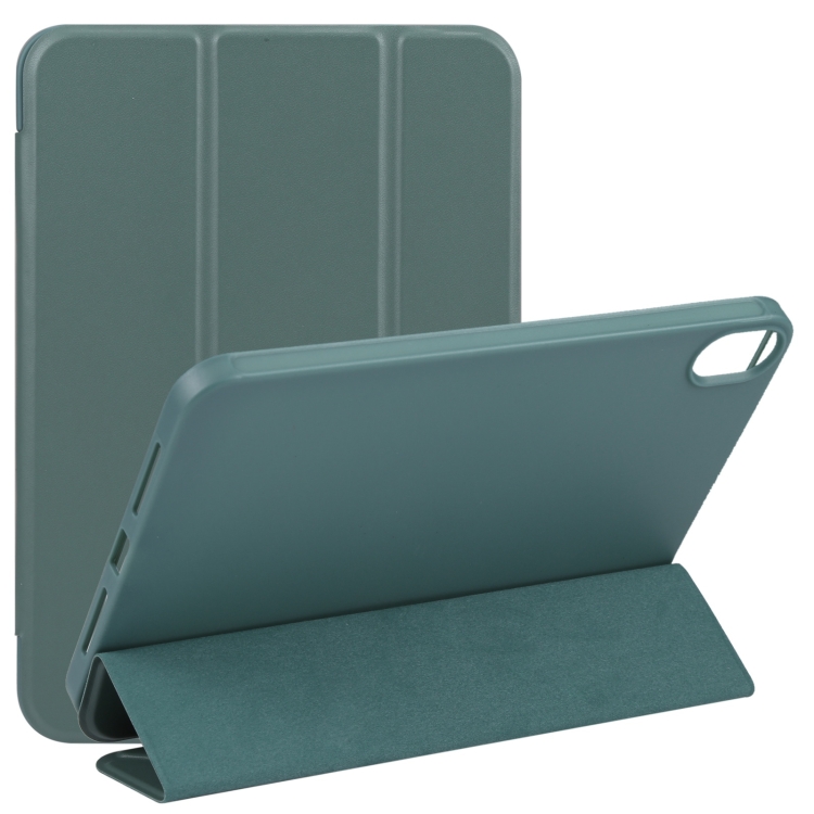 For iPad mini 6 3-folding TPU Horizontal Flip Leather Tablet Case with Holder(Deep Green)
For iPad mini 6 3-folding TPU Horizontal Flip Leather Tablet Case with Holder(Deep Green)