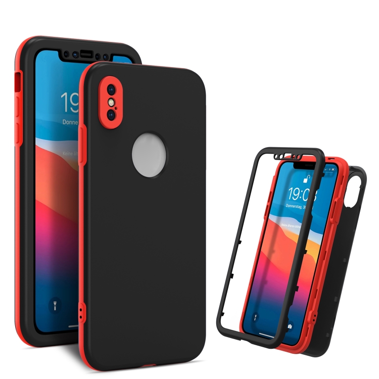 360 Degrees Full Package PC + TPU Combination Case For iPhone XS Max(Red+Black)
360 Degrees Full Package PC + TPU Combination Case For iPhone XS Max(Red+Black)