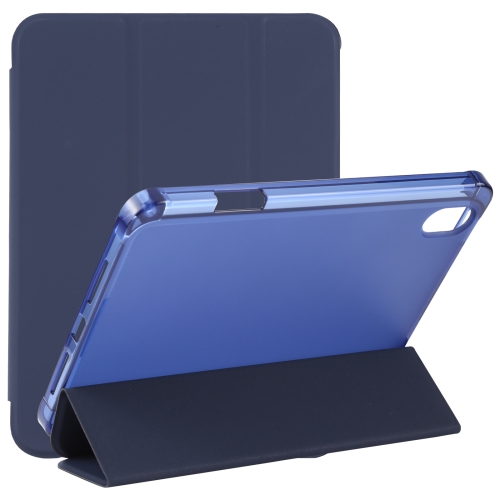 TPU Transparent Back Cover Horizontal Flip Leather Tablet Case with Three-folding Holder & Pen Slot For iPad mini 6(Navy Blue)
TPU Transparent Back Cover Horizontal Flip Leather Tablet Case with Three-folding Holder & Pen Slot For iPad mini 6(Navy Blue)