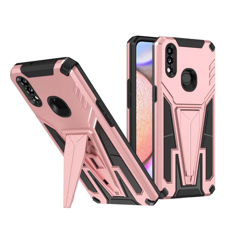 For Samsung Galaxy A10s Super V Armor PC + TPU Shockproof Case with Invisible Holder(Rose Gold)
For Samsung Galaxy A10s Super V Armor PC + TPU Shockproof Case with Invisible Holder(Rose Gold)