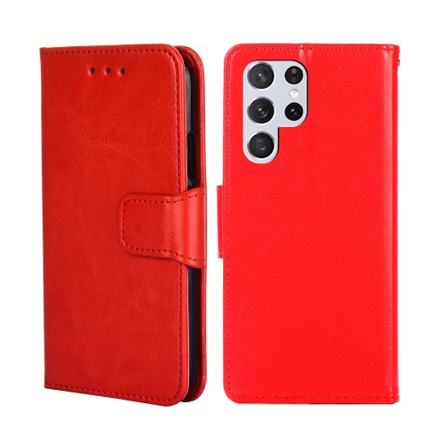 For Samsung Galaxy S22 Ultra 5G Crystal Texture Horizontal Flip Leather Case with Holder & Card Slots & Wallet(Red)
For Samsung Galaxy S22 Ultra 5G Crystal Texture Horizontal Flip Leather Case with Holder & Card Slots & Wallet(Red)