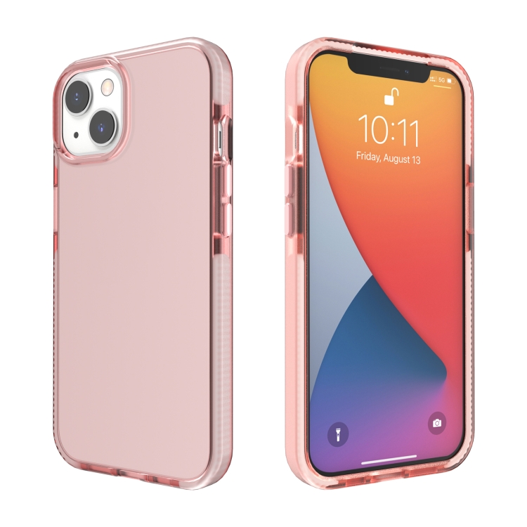 Two-color High Translucent Shockproof Protective Case For iPhone 13(Rose Gold)
Two-color High Translucent Shockproof Protective Case For iPhone 13(Rose Gold)
