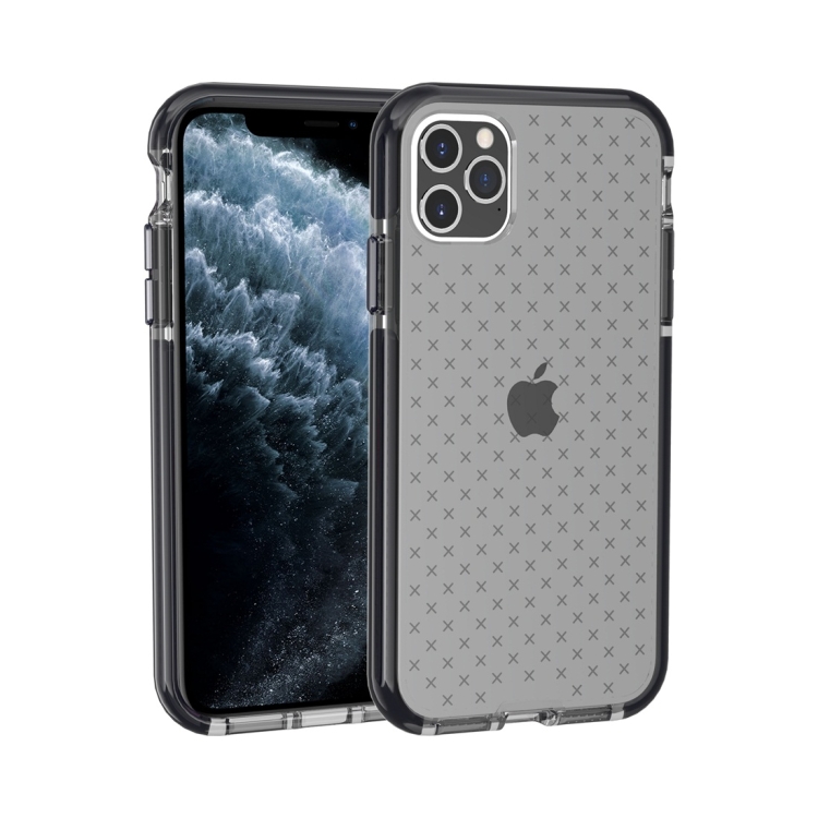 For iPhone 11 Pro Max Grid Pattern Shockproof Transparent TPU Protective Case(Black)
For iPhone 11 Pro Max Grid Pattern Shockproof Transparent TPU Protective Case(Black)