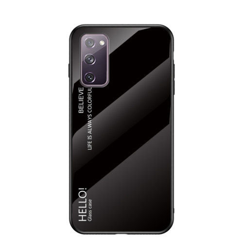 For Samsung Galaxy S20 FE Gradient Color Painted TPU Edge Glass Case(Elegant Black)
For Samsung Galaxy S20 FE Gradient Color Painted TPU Edge Glass Case(Elegant Black)