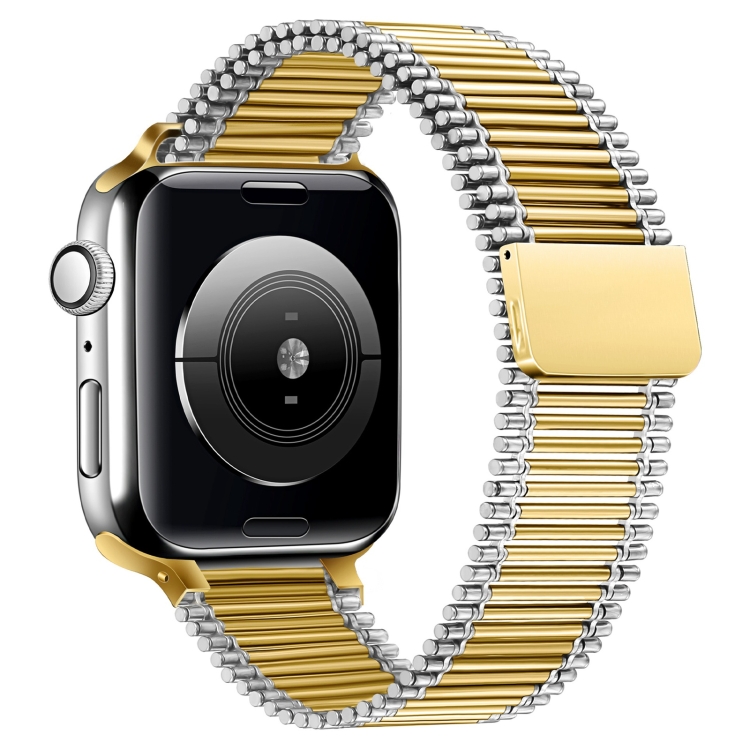Chain Loop Steel Watch Band For Apple Watch Series 7 41mm / 6&SE&5&4 40mm / 3&2&1 38mm(Rose Gold Silver)
Chain Loop Steel Watch Band For Apple Watch Series 7 41mm / 6&SE&5&4 40mm / 3&2&1 38mm(Rose Gold Silver)