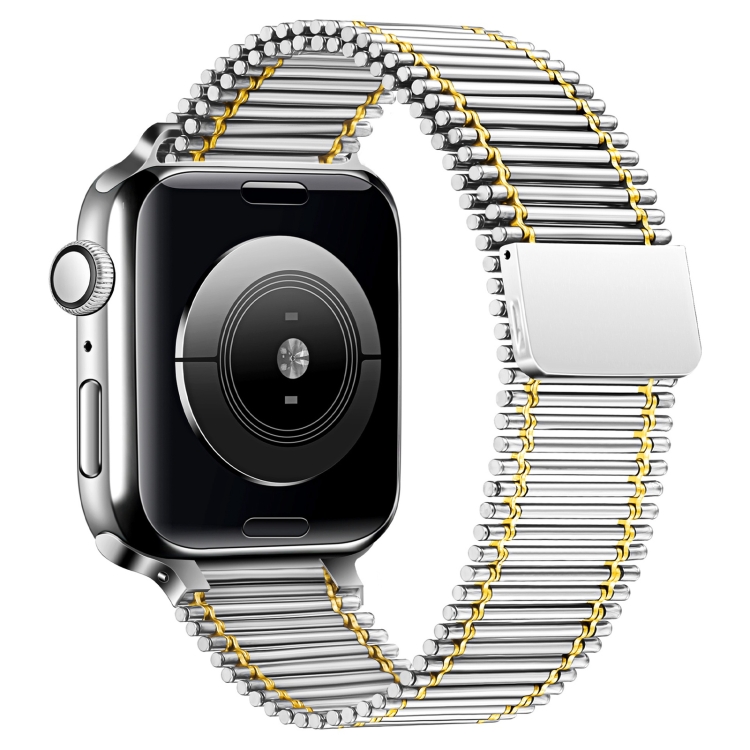 Chain Loop Steel Watch Band For Apple Watch Series 7 41mm / 6&SE&5&4 40mm / 3&2&1 38mm(Silver Rose Gold)
Chain Loop Steel Watch Band For Apple Watch Series 7 41mm / 6&SE&5&4 40mm / 3&2&1 38mm(Silver Rose Gold)