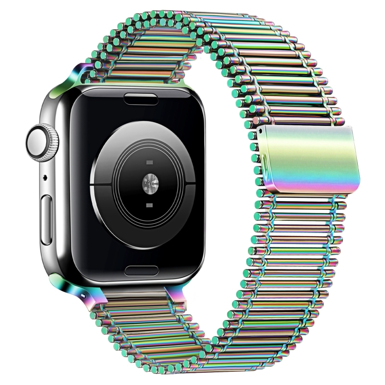 Chain Loop Steel Watch Band For Apple Watch Series 7 45mm / 6&SE&5&4 44mm / 3&2&1 42mm(Colorful)
Chain Loop Steel Watch Band For Apple Watch Series 7 45mm / 6&SE&5&4 44mm / 3&2&1 42mm(Colorful)