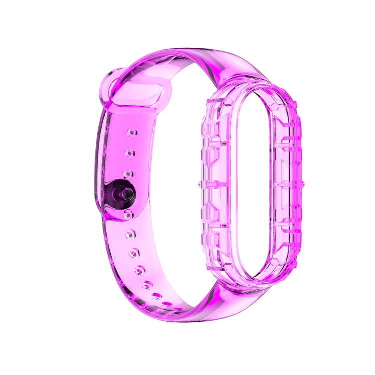 For Xiaomi Mi Band 6 & 5 / Amazfit Band 5 Universal TPU Integrated Watch Band(Transparent Purple)
For Xiaomi Mi Band 6 & 5 / Amazfit Band 5 Universal TPU Integrated Watch Band(Transparent Purple)