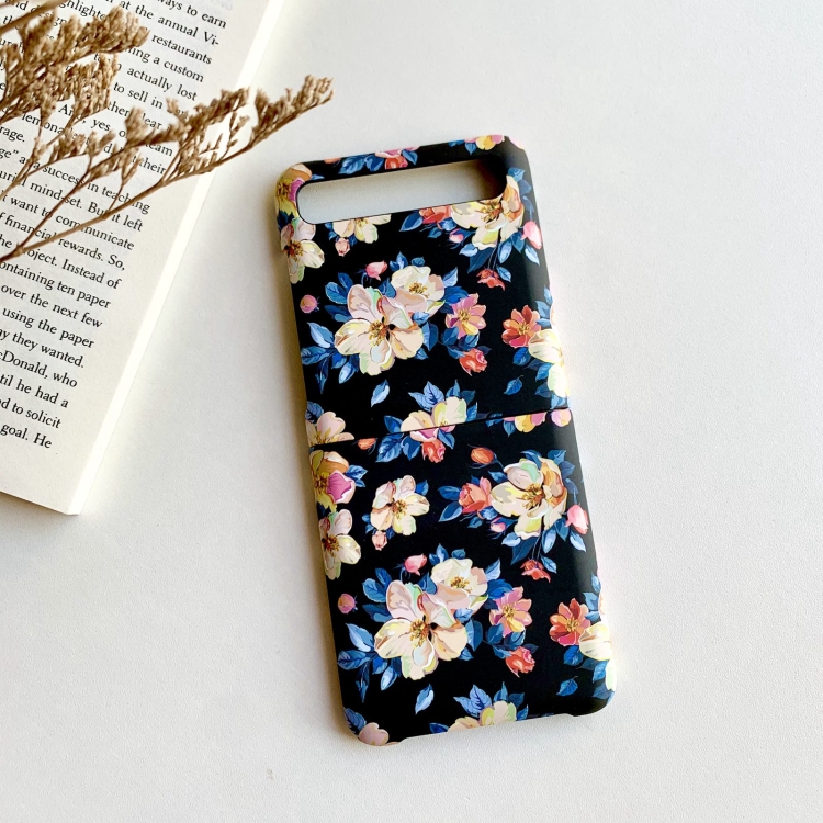 For Samsung Galaxy Z Flip Small Floral Shockproof PC + Water Paste Folding Phone Protective Case(Black Orchid)
For Samsung Galaxy Z Flip Small Floral Shockproof PC + Water Paste Folding Phone Protective Case(Black Orchid)