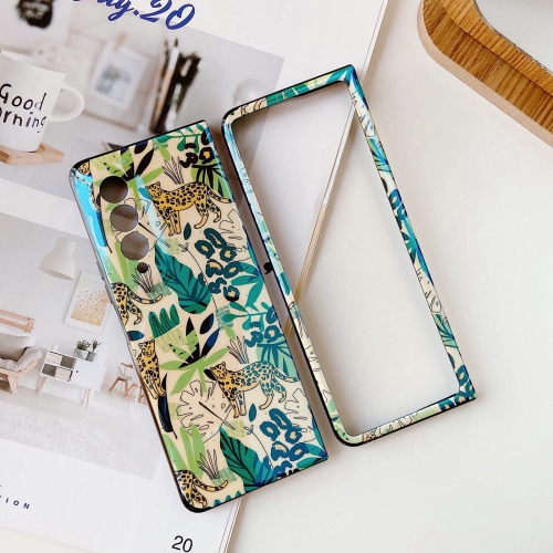 For Samsung Galaxy Z Fold3 5G IMD Blue Light Jungle Flowers Pattern Folding Phone Protective Case(Leopard)
For Samsung Galaxy Z Fold3 5G IMD Blue Light Jungle Flowers Pattern Folding Phone Protective Case(Leopard)