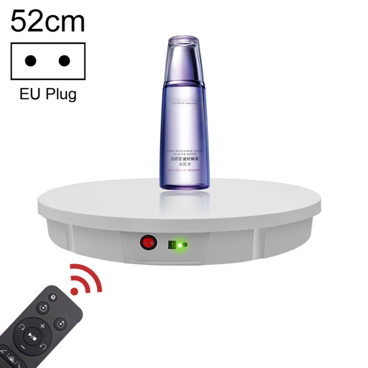 52cm Remote Control Electric Rotating Turntable Display Stand Video Shooting Props Turntable, Charging Power, Power Plug:EU Plug(White)
52cm Remote Control Electric Rotating Turntable Display Stand Video Shooting Props Turntable, Charging Power, Power Plug:EU Plug(White)
