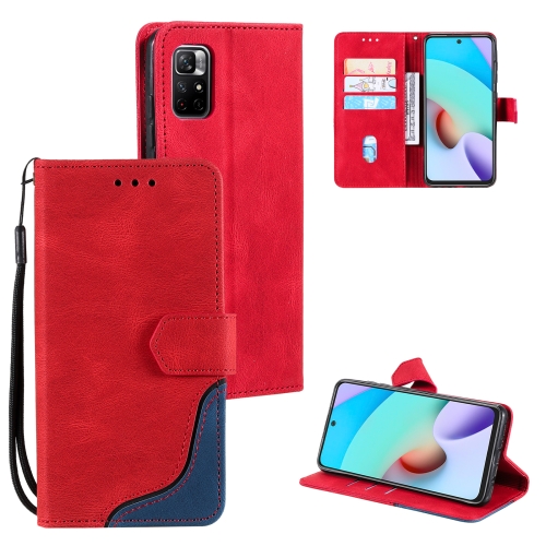 For Xiaomi Redmi Note 10 Pro Three-color Stitching Calf Texture Horizontal Flip Phone Leather Case with Holder & Card Slots & Wallet(Red)
For Xiaomi Redmi Note 10 Pro Three-color Stitching Calf Texture Horizontal Flip Phone Leather Case with Holder & Card Slots & Wallet(Red)