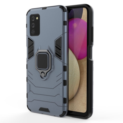 For Samsung Galaxy A03s 166mm PC + TPU Shockproof Phone Case with Magnetic Ring Holder(Navy Blue)
For Samsung Galaxy A03s 166mm PC + TPU Shockproof Phone Case with Magnetic Ring Holder(Navy Blue)