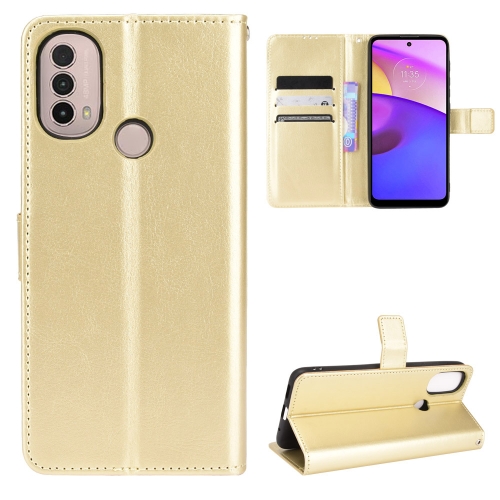 For Motorola Moto E40 / E30 / E20 Crazy Horse Texture Horizontal Flip Phone Leather Case with Holder & Card Slots & Lanyard(Gold)
For Motorola Moto E40 / E30 / E20 Crazy Horse Texture Horizontal Flip Phone Leather Case with Holder & Card Slots & Lanyard(Gold)